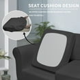 thumbnail image 2 of Easy-Going 4 Pieces Super Stretch couch cover, Sofa size, Gray (Slipcover Only), 2 of 7