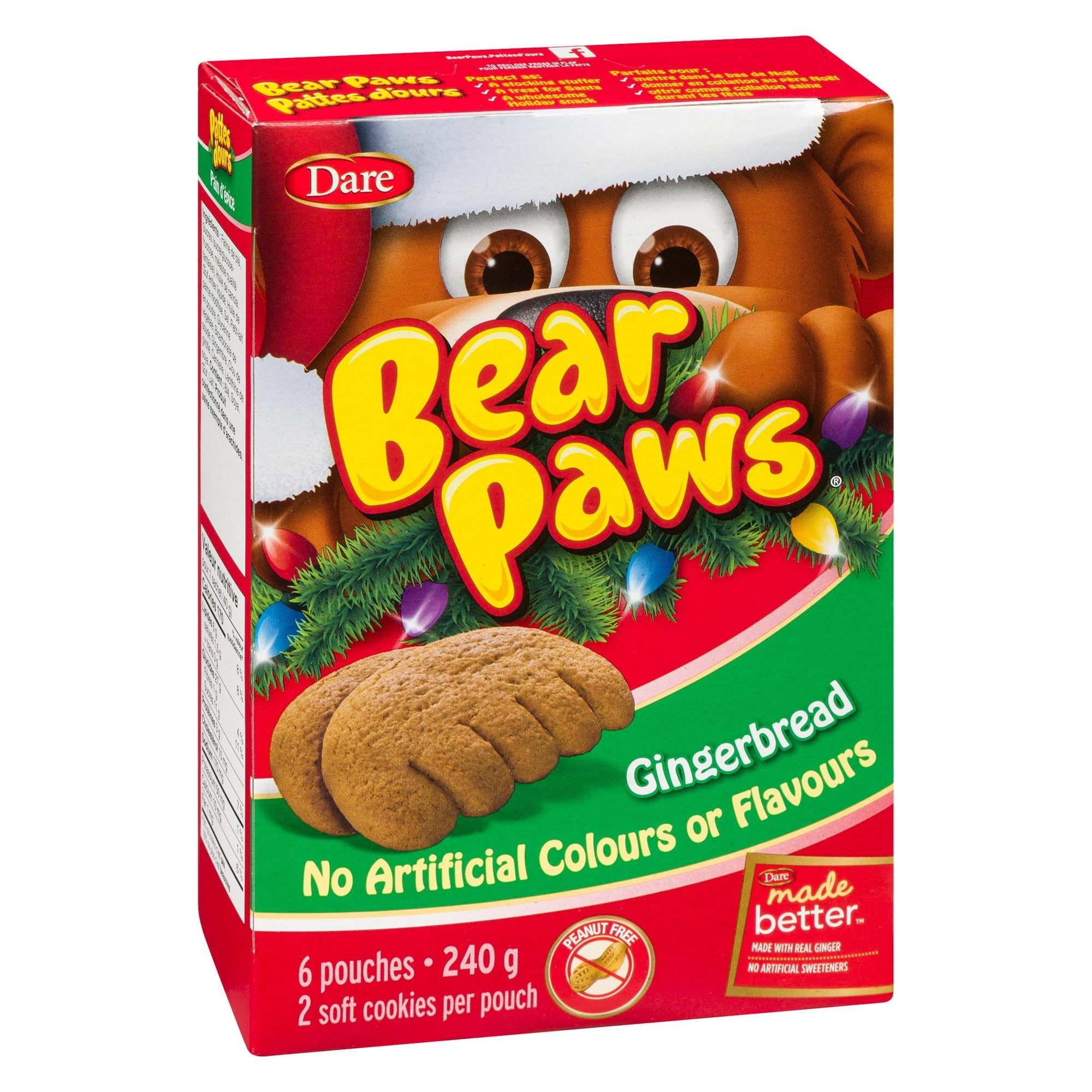 Bear Paws Gingerbread Cookies, 240 g