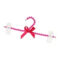 thumbnail image 4 of Percha de Ropas Macarena Perchero talones Cubierto con Pers y Con Bowknot Para Niñas Rosado, 4 of 6