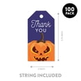 thumbnail image 5 of Koyal Wholesale 100-Pk Pumpkin Fe Halloween Gift Tags With String, Favor Bag Tags Halloween Decorations 2 x 3.75 inch, 5 of 5