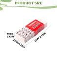 thumbnail image 3 of Torqee Hub White Pencil Eraser,Rectangular Rubber Correction Eraser for Office,Drafting & Craft Work, 3 of 7