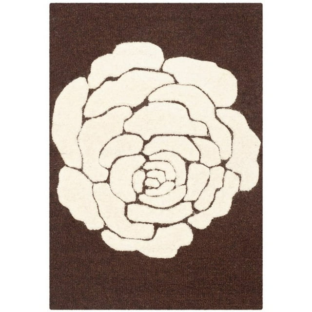 Safavieh Cambridge 6' Carré à la Main Tapis de Laine Touffeté