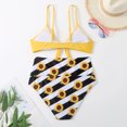 thumbnail image 5 of JINMGG Summer Womens Plus Size Clearance Ladies Women's Swimwear Sunflowers Bathing Suit Swimsuits for Women Beachwear White XXL, 5 of 5