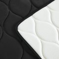 thumbnail image 3 of Oval Shaped Design Embossed Solid Color Memory Foam Soft Bathroom Rug Non-Slip PVC Backing, 3 of 5