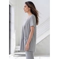 thumbnail image 3 of Roaman's Women's Plus Size Two Pocket Soft Knit Swing Tunic, 3 of 6