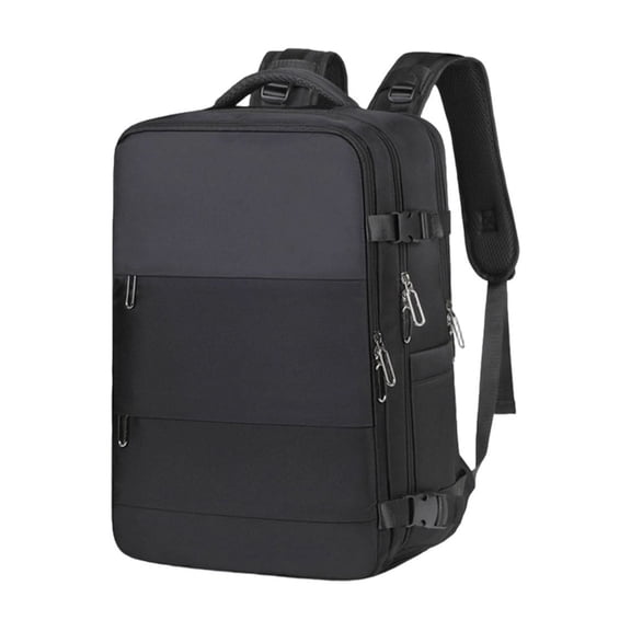 Large Capacity School Backpacks, Lightweight Durable Solid Color Backpack, Water-Resistant Washable Book Bag for Back to School, Travel, Office