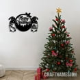 thumbnail image 3 of Craftnamesign Custom Gnome Christmas Metal Wall Art Led Light, Personalized Gnome Xmas Metal Sign, 3 of 5