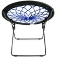 Zenithen Limited FOLDABLE Indigo Bungee Dish Chair for ADULTS, COMFY