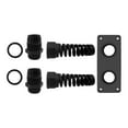 thumbnail image 3 of Cable Connector Professional Accessories with Base Adjustable Locknut Flex Spiral 16mm Coil Hole Cable Fixing Head Joint Double Head, 3 of 7