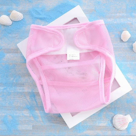 

〖CFXNMZGR〗Baby Care Summer Baby Mesh Breathable Training Pants Reble Washable Diapers Pants