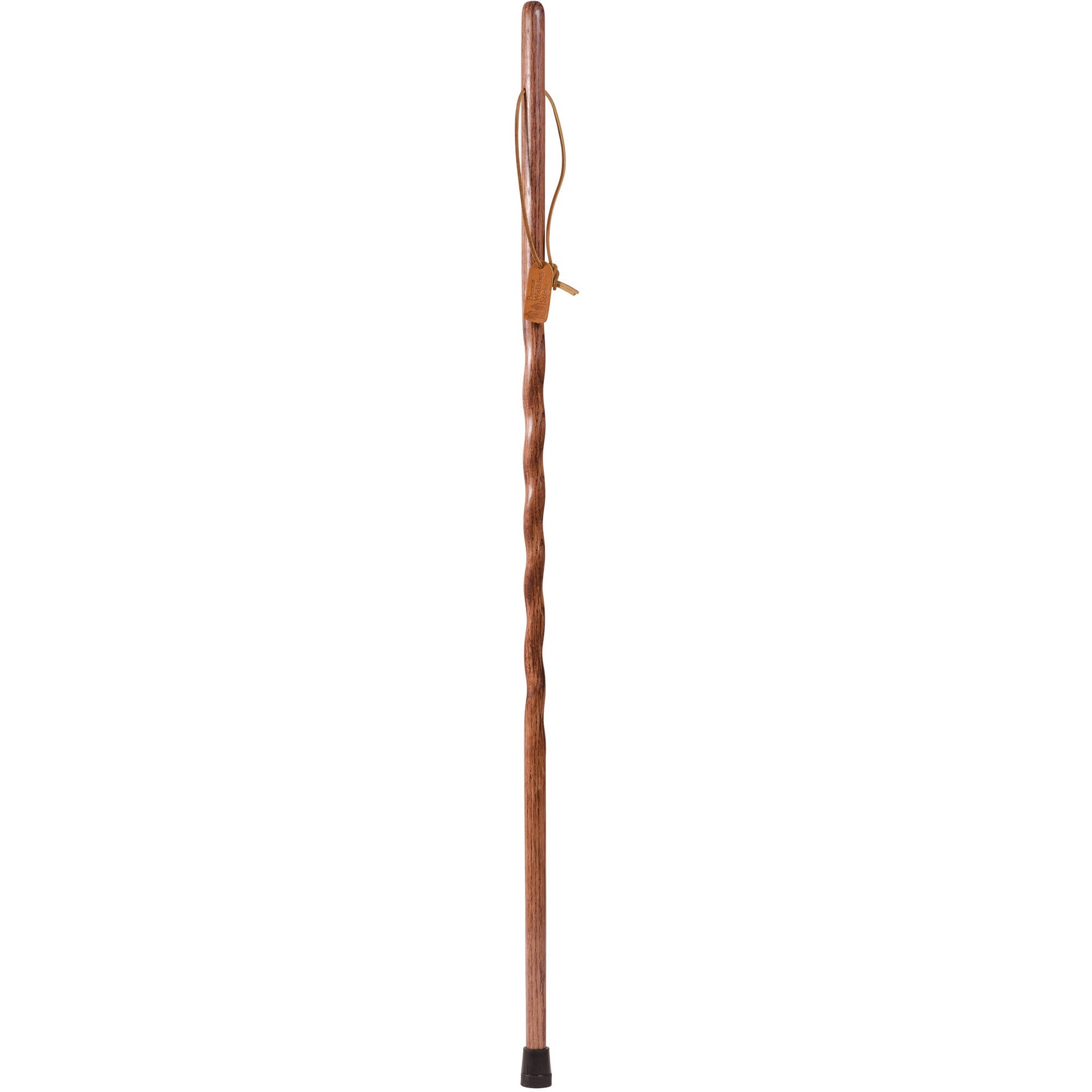 Brazos Rustic Wood Walking Stick, Bamboo, Traditional Style Handle, for Men  & Women, Made in The USA, Tan, 58