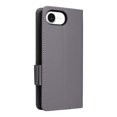 thumbnail image 6 of Designed for iPhone 16e Case, Luxury PU Leather Wallet Phone Case with Card Holder Flip Kickstand Drop Protection Phone Case Cover for iPhone 16e - Gray, 6 of 9