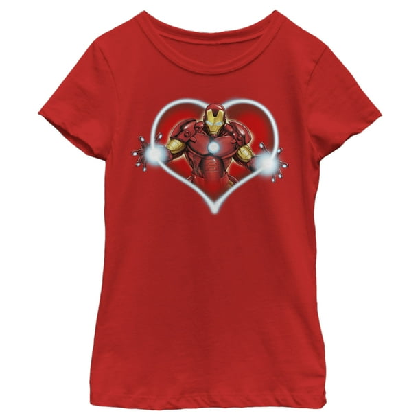 Iron man t shirt for girls hotsell
