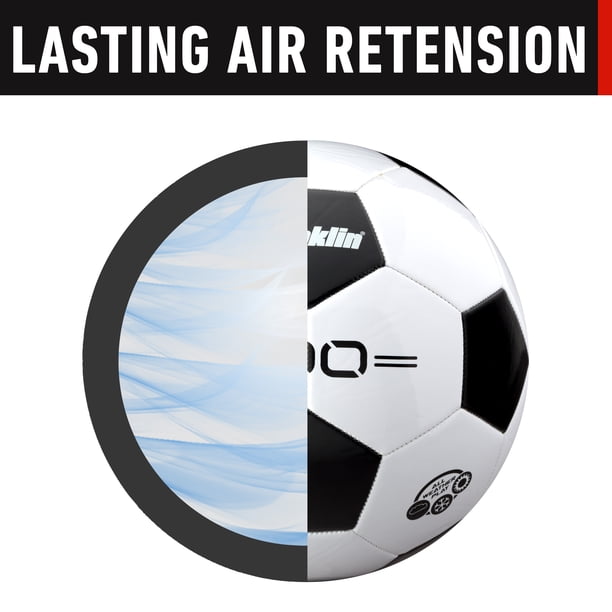 Franklin Sports Competition Soccer Ball, Size 3, Black and White