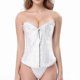 thumbnail image 2 of Sexy Corset Gothic Underbust Waist Cincher Bustiers Top Slimming Shape Body, 2 of 5