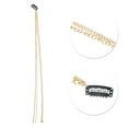 thumbnail image 3 of Unique Bargains 1 Pc Braided Hair Chain Fashion Braid Hair Accessories for Women Vintage Gold Tone, 3 of 5
