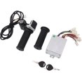 thumbnail image 1 of Throttle Grip, Motor Brushed Speed Controller with Lock Power Display 24V 350W for Razor MX350 Electric Scooter, Designed with Aluminum Alloy Housing and Groove for Heat, 1 of 8