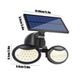 thumbnail image 3 of DPTALR Outdoor Lights 500LM Security Lights With 56 LED Lamp Beads 2 Heads Motion Sensor Lights IP65 With 3 Modes, 3 of 9
