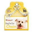 thumbnail image 3 of Cadena de amarre PDQ plateada giratoria de acero para perros pequeños, 3 of 4