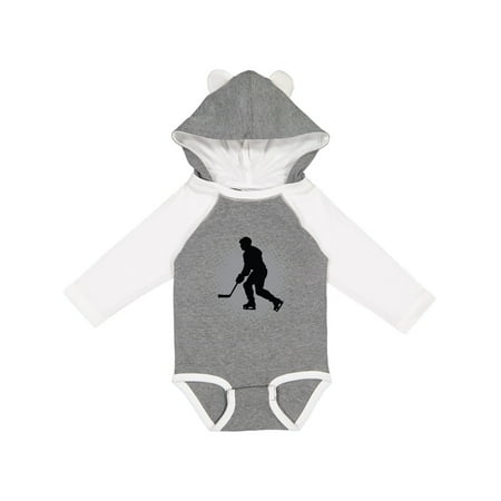

Inktastic Ice Hockey Player Gifts Gift Baby Boy Long Sleeve Bodysuit