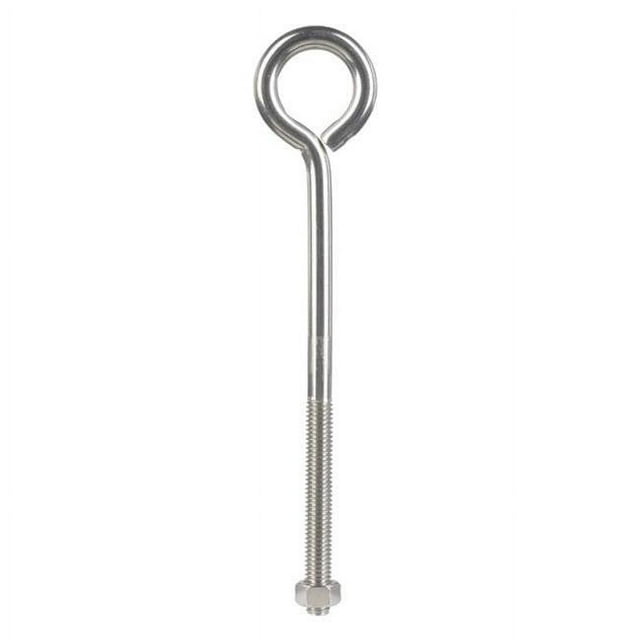 Hampton 02-3456-455 Œillet Fermé avec Écrou Hexagonal en Acier Inoxydable 0,375 x 8 Po - Pack de 5