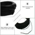 thumbnail image 3 of AURARMLET 2pcs Black Iron Cable Ties For Gardening Support Durable Wire, 3 of 4