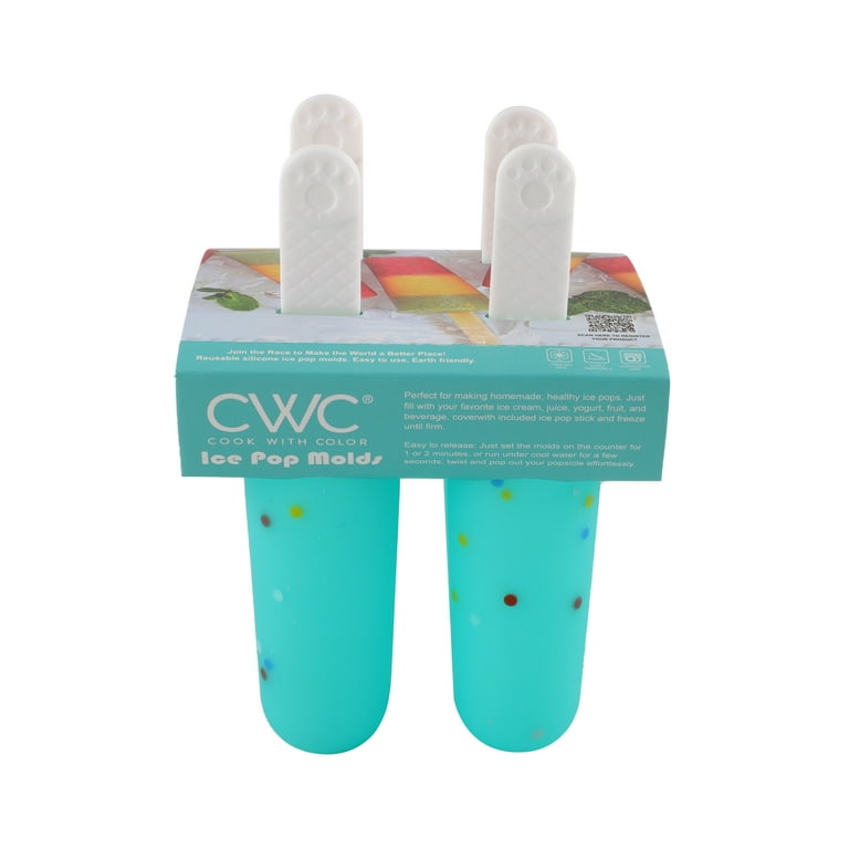 Silicone Popsicle Molds, 10 Cavity BPA-Free Ice Pop Maker With Lid, Funnel & Brush, Reusable & Easy Release