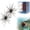 2PCA, variant on 4Pc Dice Bait, Fuzzy Baits for Bass Fishing, Floating TPR Swimbait with Reflective Stars,Tentacle Creature Lure, Sea Urchin Bait Soft Plastic Baits, Wacky/Neko Rig and Finesse, Slow Sinking