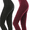 Black & Burgandy, variant on G&Y 2 Pairs Fleece Lined Tights for Women - 100D Opaque Warm Winter Pantyhose, Nude L