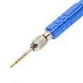 thumbnail image 5 of Juego de destornilladores, destornillador de teléfono, mango de destornillador con 5 puntas de precisión gafas de teléfono kit de reparación de relojes joyería trabajo dispositivos electrónicos (azul) Ecomeon  no, 5 of 5