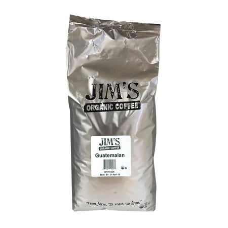 Jim'S Organic Coffee Guatemalan Coffee Beans, 5 Lb