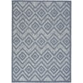 thumbnail image 2 of Nourison Versatile Indoor/Outdoor Denim Blue 5' x 7' Area Rug, (5x7), 2 of 10