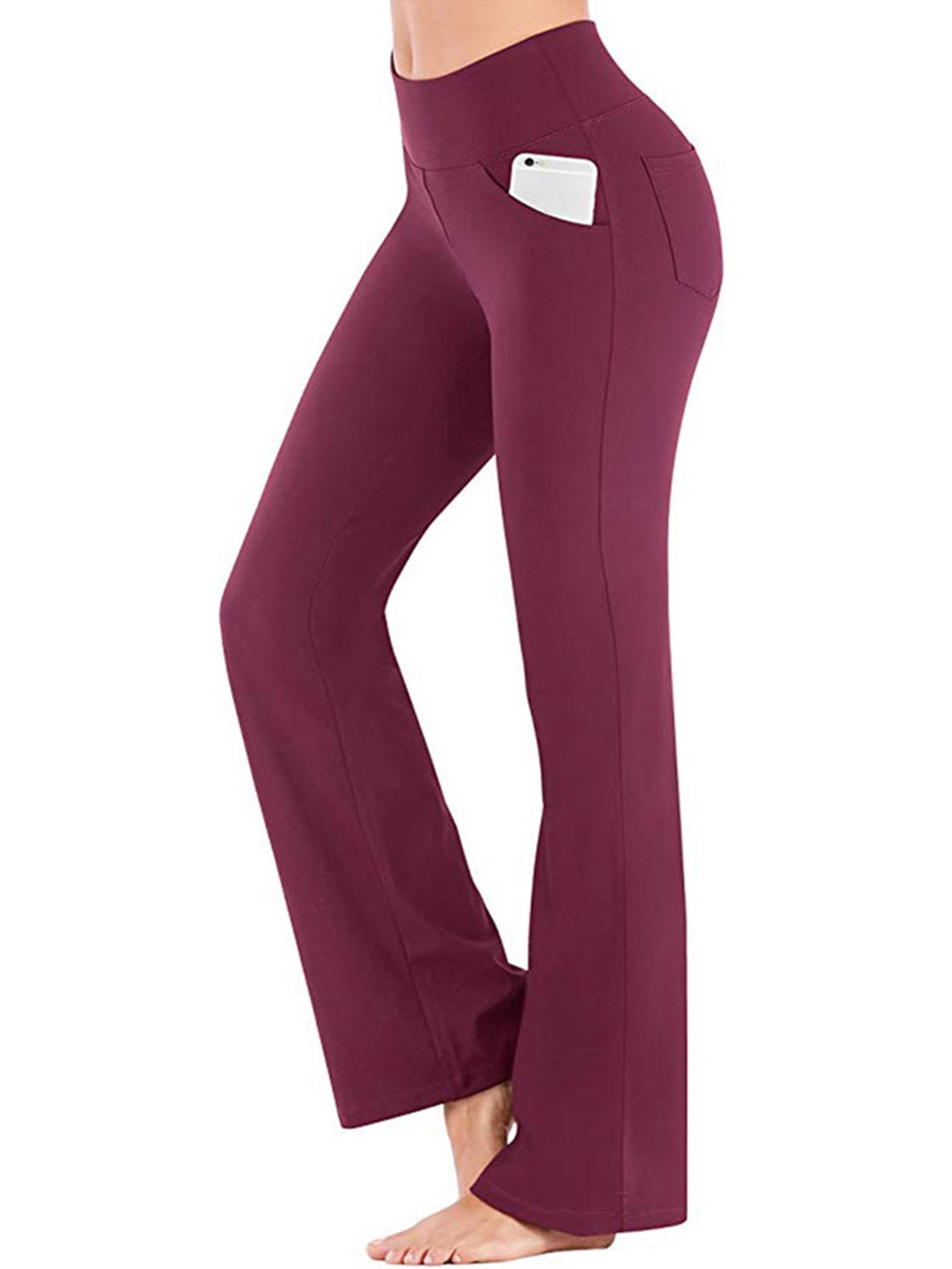 Stelle Bootcut Yoga Pants for Women High Waisted Flare Pants Stretch  Bootleg Workout Pants with Pockets 31”33”35