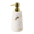 thumbnail image 3 of Fiocias Ceramic Pump Soap Dispenser Elegant Stylish Refillable Lotion Soap Dispenser for White, 3 of 9