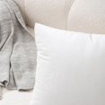 thumbnail image 5 of UlikTree Velvet Throw Pillow Covers 2 Pack - White Christmas Decor Soft Cushion Cover for Couch Decorative Square Pillowcase, Solid Modern Style Accent Pillows Covers with Zipper 22x22 Inches White, 5 of 7
