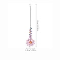 thumbnail image 3 of Crystal Sun Catcher Floral Prism Hanging Ornament Birthday Gift Housewarming Gift Boho Crystal Decor for Windows Car Patio, 3 of 5