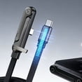 thumbnail image 4 of Matsuzay Cargador de teléfono lateral y cable de carga con soporte que ofrece carga rápida y sujeción segura Cargador de teléfono plegable Teléfono y Comunicación, 4 of 6