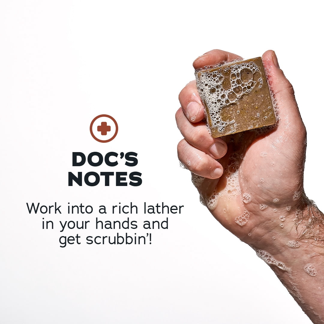 Dr. Squatch Men's Mini Bar Soap, Travel Size Natural Bar Soap for Men, Wood Barrel Bourbon, 2.3 oz