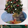 thumbnail image 6 of KXMDXA Charles Bridge Xmas Christmas Tree Skirt Stand Mat for Holiday Party Decoration Indoor Outdoor 36 inches, 6 of 6