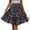 Black, variant on WTOBBY Women's Fashionable Floral Print Casual Skirt with Elastic Waist and Adjustable Strap, Versatile Half Skirt Design for Everyday Wear, Boho Chic Summer Outfits,Black L