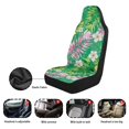 thumbnail image 7 of XYZCANDO Set of 2 Car Seat Covers for Auto Interior Automotive Accessories Waterproof Interior Accessories, Van SUV Vehicle Car Front Seat Covers, Tropical Garden Blooms, 7 of 7
