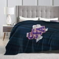 thumbnail image 4 of Stephen F. Austin State University Logo Fleece Blanket, Very Soft Microfiber Flannel Blanket for Couch Warm and Cozy for All Seasons, 4 of 6