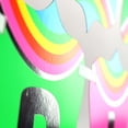 thumbnail image 2 of Silver Lining Rainbow Unicorn Jointed Happy Birthday Banner, 2 of 3