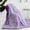 Purple, variant on Softlife Extra Soft Faux Fur Throw Blanket with Sherpa Warm Underside, 60"x80" , Cream White