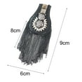 thumbnail image 5 of Naierhg Shoulder Brooch Tassels Punk Jewelry Lightweight Wear-resistant Brooch Pin Clothes Decor, 5 of 8