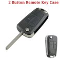 thumbnail image 2 of 2 Buttons Flip Key Cover Fob Case Shell Black for Vauxhall/Opel Astra H 2004 2005 2006 2007 2008 2009 Corsa D Signium Vectra C, 2 of 5