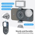thumbnail image 4 of JJC 49mm Magnetic Lens Filter Mount Adapter for iPhone 13 Pro Max 14 Pro Max 15 Pro Max with MagSafe Case, Magnetic Filter Base with Cold Shoe Mounts & Silicone Lens Hood (Filters Not Included), 4 of 5