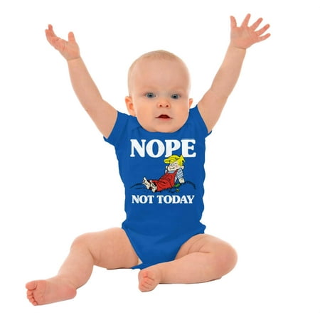 

Dennis The Menace Nope Not Today Bodysuit Jumper Boys Infant Baby Brisco Brands 12M