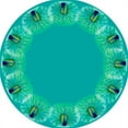 thumbnail image 2 of Betsy Drake TR758 58 in. Peacock Round Table Cloth, 2 of 3