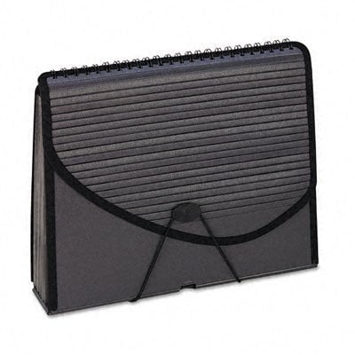 Pendaflex 13-Pocket Expanding Spiral File, Letter Size, Foam Poly, Smoke, 1/Ea (01121)